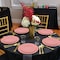 Smarty Had A Party 7.5" Matte Fuchsia Round Disposable Plastic Appetizer/Salad Plates (120 Plates), 120PK 4857FU-CASE - alternate 5