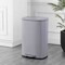 Happimess Connor Rectangular 13.2-Gallon Trash Can with Soft-Close Lid and FREE Mini Trash Can, Gloss Gray HPM1006I - alternate 5
