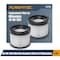 Powertec 49-90-1951 Wet Dry Vacuum Filter for Milwaukee M18 0882-20 Compact Vacuum, 2PK 75135 - alternate 1