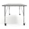 Flash Furniture Commercial Adjustable Height Rectangular Activity Table - Locking Casters-LTGY XU-A3072-REC-LTGRY-T-P-CAS-GG - alternate 5