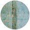 Homeroots 8' Blue And Gold Round Abstract Washable Indoor Outdoor Area Rug 578012 - alternate 4