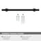 Amerock Radius 6-5/16 in 160 mm Center-to-Center Matte Black Cabinet Pull BP36867FB - alternate 4