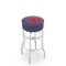 Holland Bar Stool Co 30" University of Dayton Cushion Seat, 2-Ring Chrome Swivel Bar Stool L7C130DytnUn - alternate 1