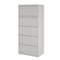 Hirsh 30" W 5 Drawer Lateral File Cabinet, Light Gray, A4/Legal/Letter 14981 - alternate 3