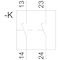 Siemens aux. switch module rotary op. 2 x leading to ON accessory for: 3VA9477-0GX10 - alternate 3