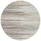 Homeroots 8' Ivory Brown And Gray Round Striped Washable Indoor Outdoor Area Rug 597255 - alternate 7
