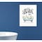 Homeroots Hot Bath White Framed Print Bathroom Wall Art 530063 - alternate 2