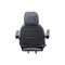 Uni Pro 445 Seat Top Assembly, Black/Gray Vinyl 8738 - alternate 3