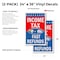 Signmission Income Tax E-file Fast Refunds, Vinyl Decals Only 24 Inch x 36 Inch, Vinyl Decal, 2PK DSB-2436-2PACK-IncomeTaxE-fileFastRefund - alternate 2