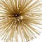 Homeroots 6" Gold Iron Urchin Decorative Orb Tabletop Sculpture 373769 - alternate 3