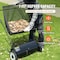 Vevor Push Lawn Sweeper 30 in Leaf and Grass Collector 12 cu. ft. Hopper Bag, 2PK S19-003A - alternate 6