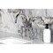 Kingston Brass Bridge Bathroom Faucet with Brass Pop-Up, Polished Chrome KS2171TKL - alternate 3
