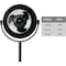 Simple Deluxe Industrial Retro Pedestal Fan, 360 Deg Rotatable Stand Fan, 3 Speed Adjustable, Adjustable Height P HIFANSTANDRETRO8B - alternate 4