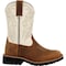 Rocky Youth Western Boot, 2 M, 8 in H, Brown and Bone RKW0462C - alternate 3