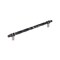 Amerock Carrione 10-1/16 inch 256mm Center-to-Center Marble Black/Satin Nickel Cabinet Pull BP36664MBKG10 - alternate 1
