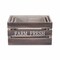 Homeroots Set of Three Dark Brown Solid Wood Crate, 3PK 487707 - alternate 2