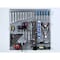 Triton Products (2) Square Hole Pegboards W/ Mounting Hardware, Epoxy Coated 18-Gauge Steel, Gray, 24" W x 24" H LB1-G - alternate 4
