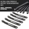 Neiko Ultra Low Profile Offset Screwdriver Torx Set, 5 Pc, 10mm Bit Depth, Allen Wrench Keychain 01325A - alternate 3
