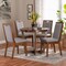 Baxton Studio Ana Modern Grey and Walnut Brown Wood 5-Piece Dining Set 254-12143-10897-ZORO - alternate 5