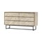 Homeroots 61" Natural Solid Wood Six Drawer Double Dresser 518619 - alternate 6