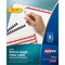 Avery Dividers, Unpnchd, 8Tab, White 25PK AVE11444 - alternate 1