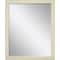 Homeroots 44" White Solid Wood Framed Accent Mirror 632833 - alternate 1