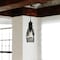 Vaxcel Millie Matte Black Mini Pendant Ceiling Light Smoke Gray Glass P0377 - alternate 7