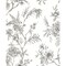 A-Street Prints Jessamine Grey Floral Trail Wallpaper 2763-24237 - alternate 1