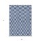 Homeroots 3' X 5' Navy Blue And Ivory Chevron Washable Indoor Outdoor Area Rug 595325 - alternate 6