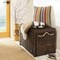Happimess Jacob 30.7in Hand-Woven Wicker Storage Trunk, Brown HPM9003A - alternate 1