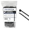 Kable Kontrol Fuel Line Radius Cable Zip Ties, 8 in L, 1.95 in Max Bundle Dia., Black, Nylon 6-6, 50 lbs Strength flct-08-50-100-bk - alternate 1