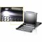 Aten 16-PORT 17.3IN LCD INTEGRATED USB/PS2 COMBO KVM WITH AN EXTRA CONSOLE PORT AND USB CL5716MW - alternate 4