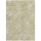Homeroots 5' X 8' Beige Tan And Ivory Geometric Washable Indoor Outdoor Area Rug 588287 - alternate 6