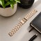Elegani Oyster-Style Stainless Steel Replacement Band Compatible with Apple Watch 38mm, Rose Gold SD3L-RGD-38mm - alternate 4