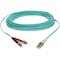 Add-On This Is A 20M Lc (Male) To St (Male) Aqua Duplex Riser-Rated Fiber ADD-ST-LC-20M5OM3 - alternate 3