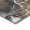 Homeroots 8' Brown And Gray Round Abstract Washable Indoor Outdoor Area Rug 559438 - alternate 4