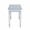 Homeroots 47" Silver Mirrored Writing Desk With Two Drawers 402053 - alternate 4