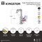 Kingston Brass One-Handle Single-Hole Bathroom Faucet with Push Pop-Up Drain, Brushed Brass LS6003KL - alternate 2