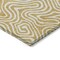 Homeroots 5' X 8' Gold And Ivory Abstract Washable Indoor Outdoor Area Rug 599713 - alternate 5