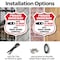 Signmission Private Driveway Shield Sign Under 24 Ho, 12 inch X 12 inch, Plastic Sign, 2PK SHI-P-2PACK-12-437 - alternate 4