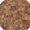 Homeroots Into the Abyss II 32" X 32" Brown Geometric Wood Circle Hanging Dimensional Sculpture 608659 - alternate 2