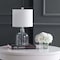 Jonathan Y Gemma 19" Glass Bell LED Table Lamp, Clear JYL1036C - alternate 5