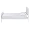 Baxton Studio Lucera Mid-Century White Twin Size Bobbin Bed 257-14013-ZORO - alternate 5