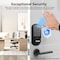 Wrightmaster 5-in-1 Aluminum Smart Pad Lock with Palm Vein Recognition, App Control, IC Card, Auto-Lock ZR-AF06 - alternate 6