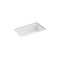 Kohler Billings 29 undermount single-bowl kitchen sink Matte White 33712-CM6 - alternate 2