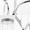Jonathan Y Helix 24" 1-Light Contemporary Minimalist Aluminum Ribbon Integrated LED Pendant, Chrome/Silver JYL1702A - alternate 7