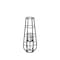 Homeroots 30" Black Distressed Geometric Metal And Glass Lantern Candle Holder 609326 - alternate 1