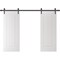 Sartodoors Double Barn Door 60 x 96 inches, BASIC 9111 White, 13FT Rail Track Set, Solid Panel Interior Door BASIC9111DB-B-SKIN-6096 - alternate 1