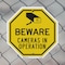 Signmission Beware Cameras in Operation, 10 inch X 10 inch, Aluminum Metal Signs, 5PK OC-A-5Pack-10-327 - alternate 2