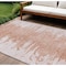 Homeroots 8' X 10' Terra Cotta Salmon And Copper Abstract Washable Indoor Outdoor Area Rug 582455 - alternate 1